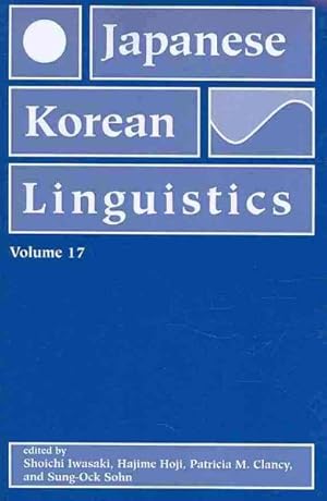 Bild des Verkufers fr Japanese / Korean Linguistics zum Verkauf von GreatBookPrices