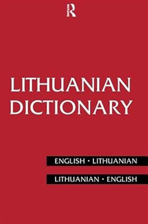 Image du vendeur pour Lithuanian Dictionary : Lithuanian-english, English-lithuanian mis en vente par GreatBookPrices