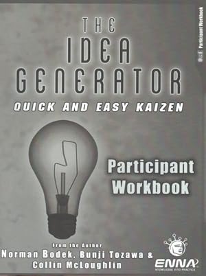 Imagen del vendedor de Idea Generator Quick and Easy Kaizen Participant a la venta por GreatBookPrices