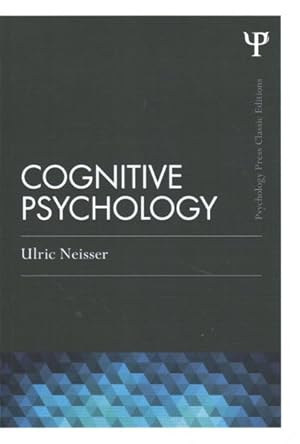 Imagen del vendedor de Cognitive Psychology a la venta por GreatBookPrices