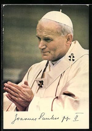 Bild des Verkufers fr Ansichtskarte Papst Johannes Paul II. beim Gebet zum Verkauf von Bartko-Reher