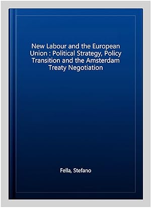 Seller image for New Labour and the European Union : Political Strategy, Policy Transition and the Amsterdam Treaty Negotiation for sale by GreatBookPrices