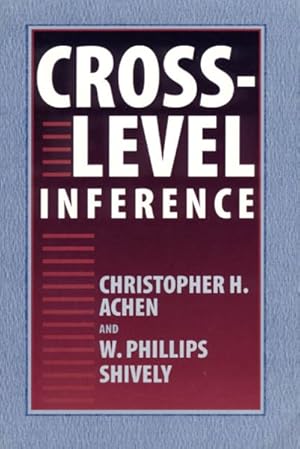 Imagen del vendedor de Cross-Level Inference a la venta por GreatBookPrices