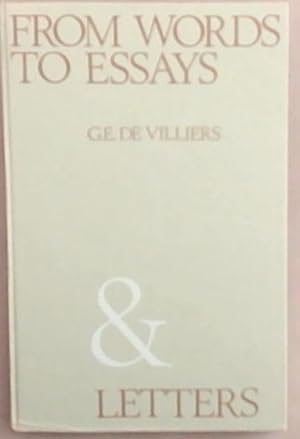 Seller image for From Words To Essays and Letters for sale by Chapter 1