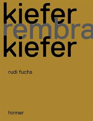 Immagine del venditore per Kiefer, Rembrandt, Kiefer -Language: German venduto da GreatBookPrices