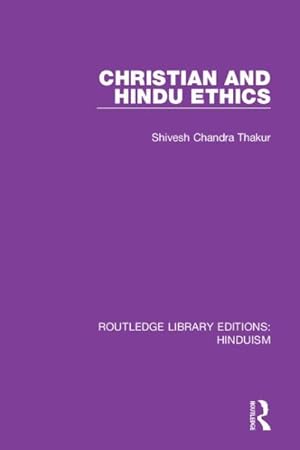 Seller image for Christian and Hindu Ethics for sale by GreatBookPrices