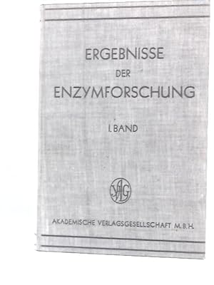 Image du vendeur pour Ergebnisse der Enzymforschung - I Band mis en vente par World of Rare Books