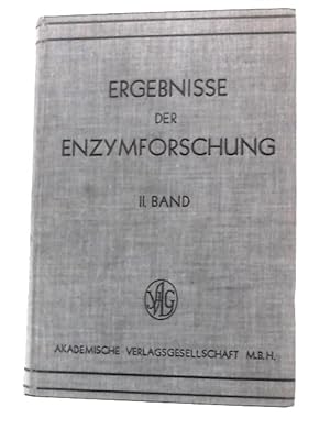Image du vendeur pour Ergebnisse der Enzymforschung - II. Band mis en vente par World of Rare Books