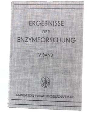 Image du vendeur pour Ergebnisse der Enzymforschung - 5. Band mis en vente par World of Rare Books