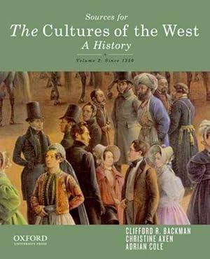 Image du vendeur pour Sourcebook for the Cultures of the West : Since 1350 mis en vente par GreatBookPrices