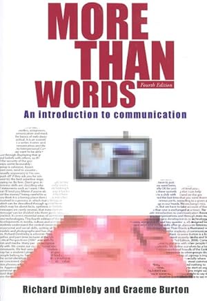 Immagine del venditore per More Than Words : An Introduction to Communication venduto da GreatBookPrices