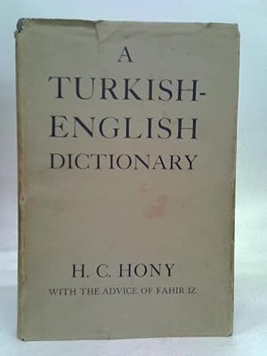 Seller image for An English-Turkish Dictionary for sale by World of Rare Books