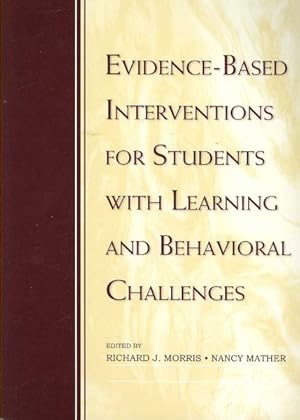 Bild des Verkufers fr Evidence-Based Interventions for Students With Learning and Behavioral Challenges zum Verkauf von GreatBookPrices