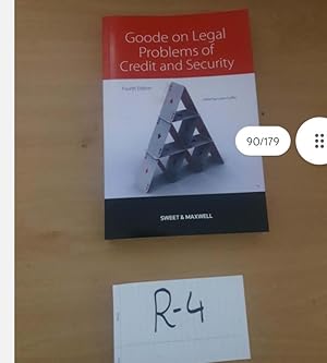 Seller image for Goode on Legal Problems of Credit and Security Fourth Edition by Louise Gullifer for sale by UK LAW BOOK SELLERS LTD