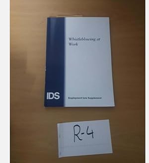 Bild des Verkufers fr Whistleblowing at Work IDS Employment Law Supplement zum Verkauf von UK LAW BOOK SELLERS LTD