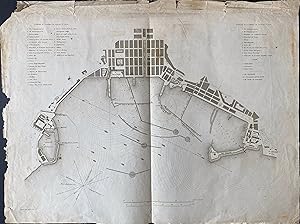 Situazionsplan der Rhede von Triest