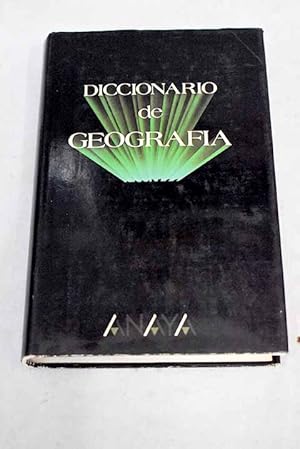 Imagen del vendedor de Diccionario de geografa a la venta por Alcan Libros