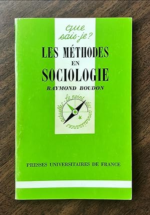 Seller image for LES MTHODES EN SOCIOLOGIE; QUE SAIS-JE? 1334 (6E EDITION) for sale by La Bouquinerie  Dd