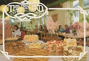 The Thin End Food Restaurant Cornwall St Austell Cakes Postcard