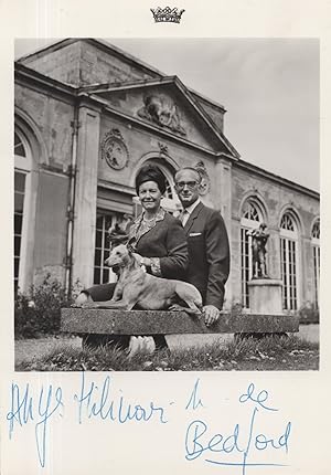 Duke Of Bedford Hand Signed Vintage Royalty Photo Postcard