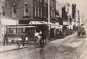 Metropolitan Horsecar Victorian Transport Washington USA Postcard