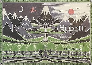 The Hobbit Tolkein Forest Book Cover Postcard