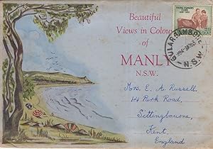 Seller image for Manly NSW Australia Vintage Folding Postcard Lettercard Booklet for sale by Postcard Finder