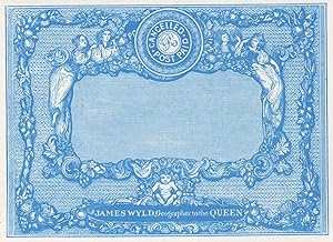 1839 Victorian Envelope To Queen James Wyld Geographer Postcard