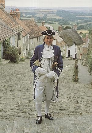 Seller image for Bob Scott Town Crier Of Shaftesbury Dorset at Gold Hill Postcard for sale by Postcard Finder