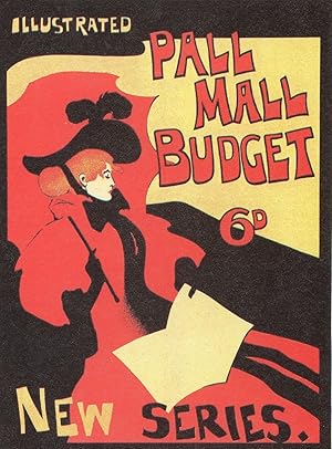 Seller image for Pall Mall Budget Illustrated London Old Magazine Advertising Postcard for sale by Postcard Finder