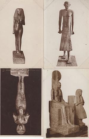 Nakh-Ti Sekhet Egypt 4x Old Statue Rare Postcard s