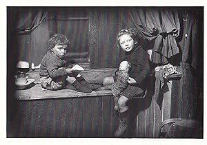 Gorbals Children 1940s Glasgow Scottish Poverty Slum Photo Postcard