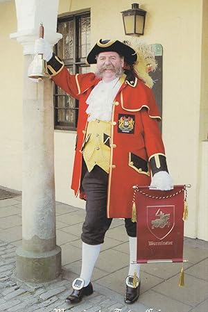 Seller image for David Wiltshire Warminster Wiltshire Town Crier Rare Postcard for sale by Postcard Finder