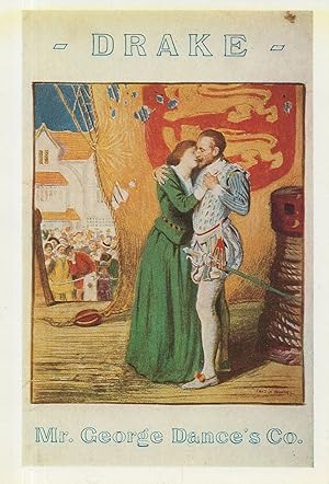 Francis Drake 1912 Play His Majestys Theatre London Advertising Postcard
