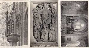 Nottingham Alabaster Old Statue in St Michaels Mount 3x Postcard s