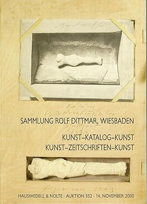 Auktion 352: Sammlung Rolf Dittmar, Wiesbaden; Katalog-Kunst-Kataloge, Kunst-Zeitschriften-Kunst