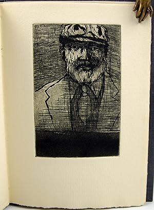 Etched Portraits of Ernest Hemingway