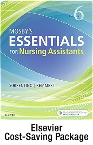 Imagen del vendedor de Mosby's Essentials for Nursing Assistants - Text and Workbook package by Sorrentino PhD RN, Sheila A., Remmert MS RN, Leighann [Paperback ] a la venta por booksXpress