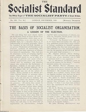 The Basis of Socialist Organisation. A Lesson of The Election. A short article contained in a com...