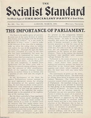 The Importance of Parliament. A short article contained in a complete 16 page issue of The Social...