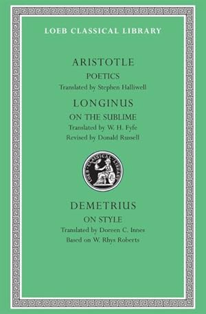 Seller image for Aristotle Poetics/Longinus on the Sublime/Demetrius on Style for sale by GreatBookPrices