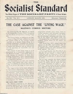 The Case Against The Living Wage. Maxton's Curious Mixture. A short article contained in a comple...