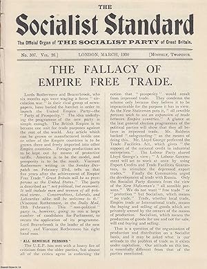 The Fallacy of Empire Free Trade. A short article contained in a complete 16 page issue of The So...