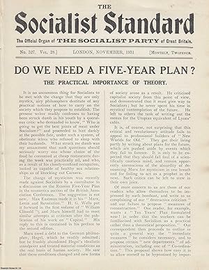 Do We Need a Five-Year Plan? The Practical Importance of Theory. A short article contained in a c...