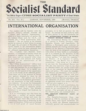 The Third International : International Organisation. A short article contained in a complete 16 ...