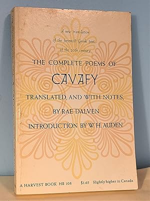 Seller image for The Complete Poems of Cavafy for sale by Berthoff Books
