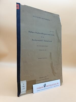 Mittlere Niederschlagssummen (mm) für die Bundesrepublik Deutschland / Jahr und Hydrologische Hal...