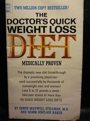 Imagen del vendedor de THE DOCTOR'S QUICK WEIGHT LOSS DIET a la venta por The Book Abyss