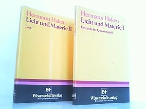 Bild des Verkufers fr Licht und Materie - Hier Band 1 und 2 in 2 Bchern komplett! Band 1: Elemente der Quantenoptik / Band 2: Laser. zum Verkauf von Antiquariat Ehbrecht - Preis inkl. MwSt.