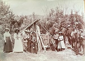 Settlers on a country outing in New Zealand